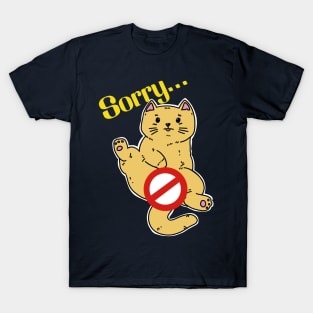 Cencored Cute Cat T-Shirt